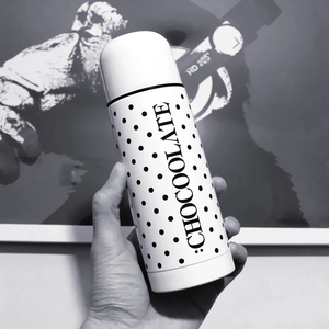 chocolate 潮牌 白色波点 保温杯