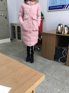 欧洲站2016冬季女装新款 中长款棉服棉袄大毛领棉衣女M码的