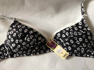 正品剪标曼老款棉质单排扣文胸8520显脏显旧