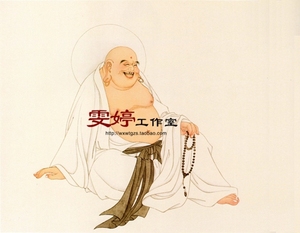 四尺工笔画白描底稿