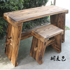 【守艺人】厂家直销便携式桐木古琴桌凳 共鸣效果好桌面厚度3公分