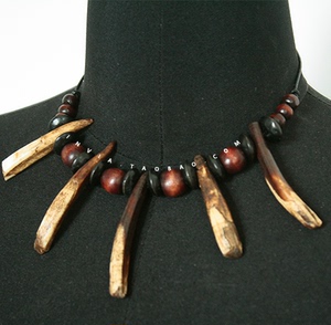 非洲鼓印第安民族风饰品项链女锁骨链 野人部落舞台表演成人儿童