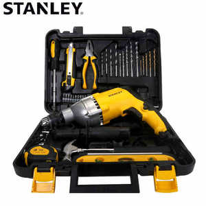 STANLEY/史丹利7213V冲击钻电钻两用40件家用电动工具套装工具箱