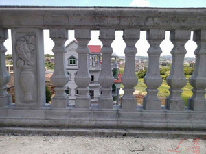 现浇方葫芦花瓶柱阳台栏杆来朗别墅GRC新型装饰材料非模具
