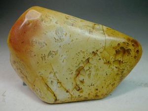 转行清仓 标价的5折 天然寿山石巧色虎皮花坑原石h367摆件料171克