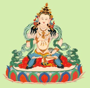 佛像画像结缘佛菩萨画像密宗金刚萨埵垛画像佛像相纸双面塑封