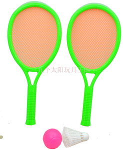 儿童玩具网球拍/羽毛球拍 塑料网球拍套装 儿童体操球拍 亲子游戏
