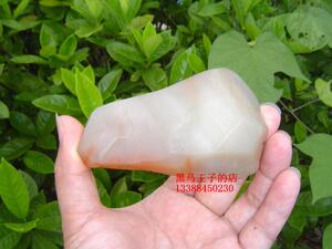 天然极品白色黄龙玉黄蜡石原石荔枝冻玉髓把件象和田羊脂白玉子料