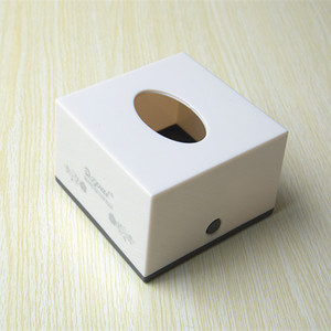 台面短方形塑料餐巾纸盒正方形餐厅饭店抽纸巾盒小方巾抽纸盒纯色