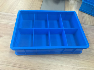 长方形塑料零件盒八格箱多格箱分格箱五金螺丝元件分类塑料盒子