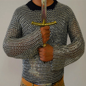 【长袖特惠锁子甲】上衣链甲软猬甲  中世纪全面