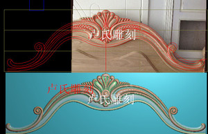 精雕图欧式床床头