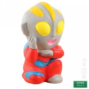 彩绘石膏娃娃涂色奥特曼