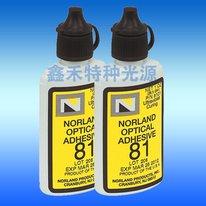 美国紫外线光固化无影胶水noa81光纤玻璃粘合剂精密光学器件胶水
