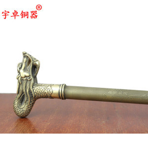 龙头棍摆件
