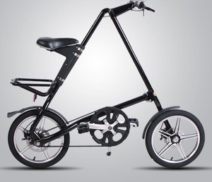 汗马铝合金速立达16寸折叠自行车  女式单车城市休闲代步车