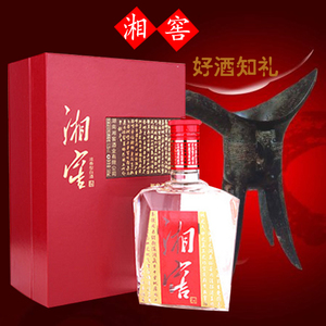 湖南湘窖浓香型52度净含量500ml 水晶湘窖白酒
