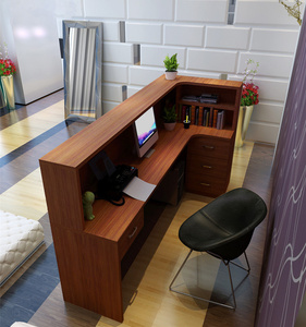 订做饭店餐厅转角收银台酒吧台桌酒柜服务台l型拐角接待前台定制