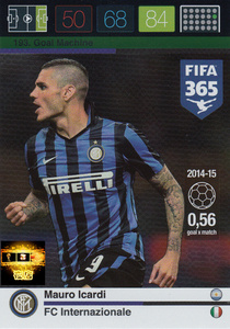 帕尼尼 FIFA365球星卡 国际米兰 伊卡尔迪Icardi GM进球机器 193