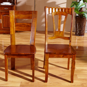 特价全实木香樟木椅子现代中式靠背餐椅办公室家用餐厅餐椅凳子