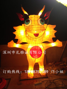 十二生肖龙花灯 动物灯笼 春节元宵灯展 大型舞台装饰 景观亮化