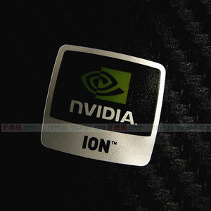 原装nvidia 英伟达标志logo贴 nvs ion 笔记本台式机电脑 贴纸