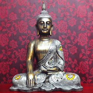泰国泰式佛教大号佛像佛首佛头东南亚会所餐厅玄关装饰工艺品摆件