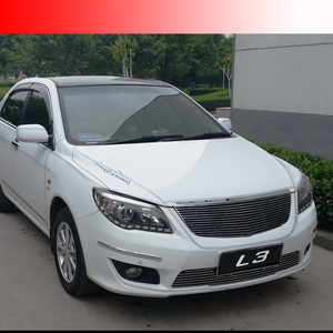 比亚迪l3改装无标金属中网 l3专用前脸配件进气格栅亮条装饰中网