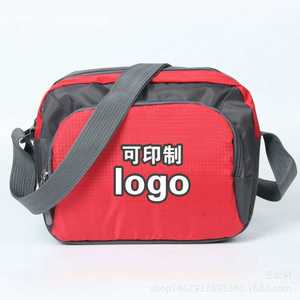 批发广告包旅游纪念礼品包单肩斜挎小背包时尚尼龙帆布包定制LOGO