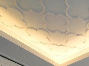 客厅餐厅欧式天花吊顶 雕花平板线地中海电视背景墙半圆石膏线条