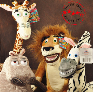 马达加斯加鹿仿真长颈鹿公仔毛绒玩具玩偶女生儿童情人节礼物