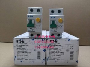 全新正品ETN伊顿漏电断路器漏电开关 PLD9-25/1N/C/003 25A 30MA