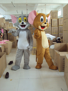 汤姆猫和杰瑞老鼠卡通人偶行走服装吉利老鼠人偶服饰鼠年吉祥物