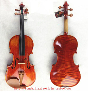 凤灵正品MV300-1腰果漆花纹小提琴 考级练习 送全套配件 正品保证