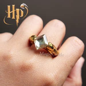 哈利波特 电影周边 魔法石 复活石 戒指 死亡魂器 戒指