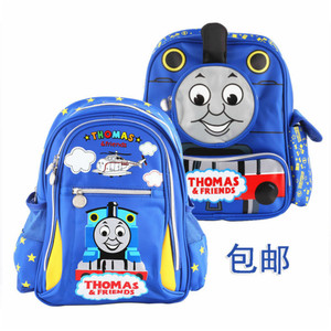 托马斯儿童双肩膀包男童小学生书包小火车托马斯卡通图案背包邮