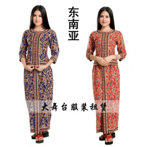 东南亚民族服装租赁新加坡马来西亚世界娘惹服装出租航空姐服装