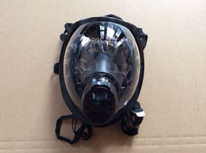 正压式空气呼吸器面罩呼吸器配件 球型全面罩防毒面具 逃生面罩