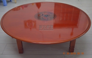 韩国进口饭桌/韩式餐桌/小炕桌/韩式折叠桌/朝鲜族桌直径60厘米