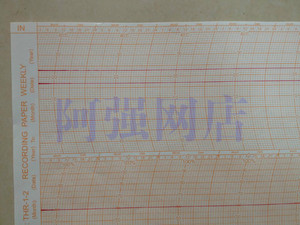 水文站记录纸8721-4上海气象仪器厂SJ1-1虹吸式日记雨量计自记纸