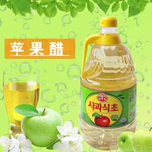 韩国进口不倒翁苹果醋1.8L 韩国料理醋 冷面调味寿司醋