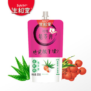生和堂可吸龟苓膏荔枝芦荟味253g(新老包装随机发)