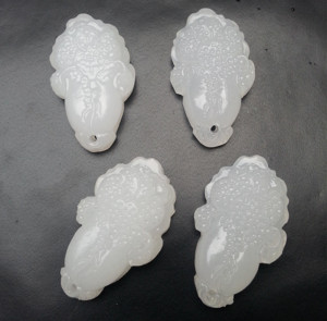 正品a货 天然玉石 新疆昆仑白玉羊脂玉白菜 玉挂件 吊坠厂家批发