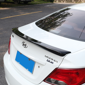 专用于瑞纳尾翼 现代瑞纳改装专用压式尾翼压尾免打孔烤漆尾翼