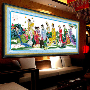 成品十字绣梦红楼