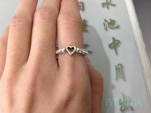 diy 纯手工编织 925纯银 小珠子银戒指 小银珠弹力松紧编织戒指