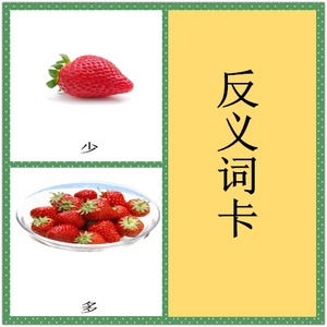 反义词卡片