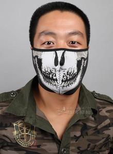 军迷防护面罩  美军海豹突击队全脸半脸战术头套 男女款滑雪护脸