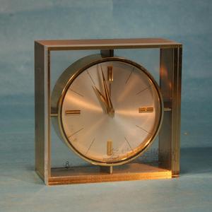 瑞士名牌铜鎏金16钻8天专利西马CYMA闹钟 西洋古董钟表收藏使用
