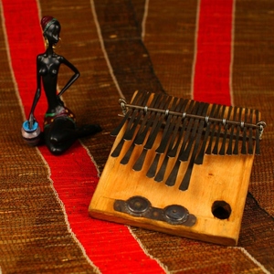非洲津巴布韦进口安比拉琴拇指钢琴拇指琴 mbira 基础版原生态